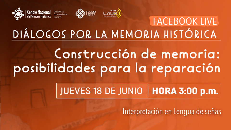 Una cita para dialogar sobre construcción de memoria y reparación