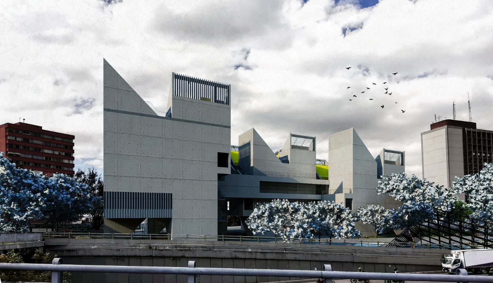 Render del Museo de Memoria