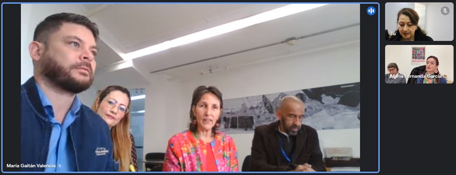 Concertando la agenda del evento «Diálogo iberoamericano de pares: museos que hacemos memorias: recoger, acoger, reconocer» 